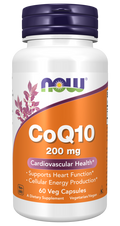 Cápsulas vegetales de CoQ10 de 200 mg