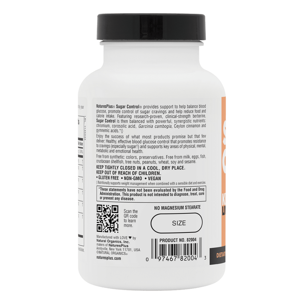 Cápsulas KetoLiving ™ para el control del azúcar (90 unidades)
