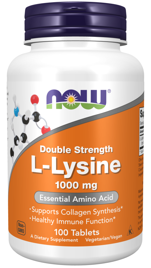 Comprimidos de L-lisina de doble potencia de 1000 mg