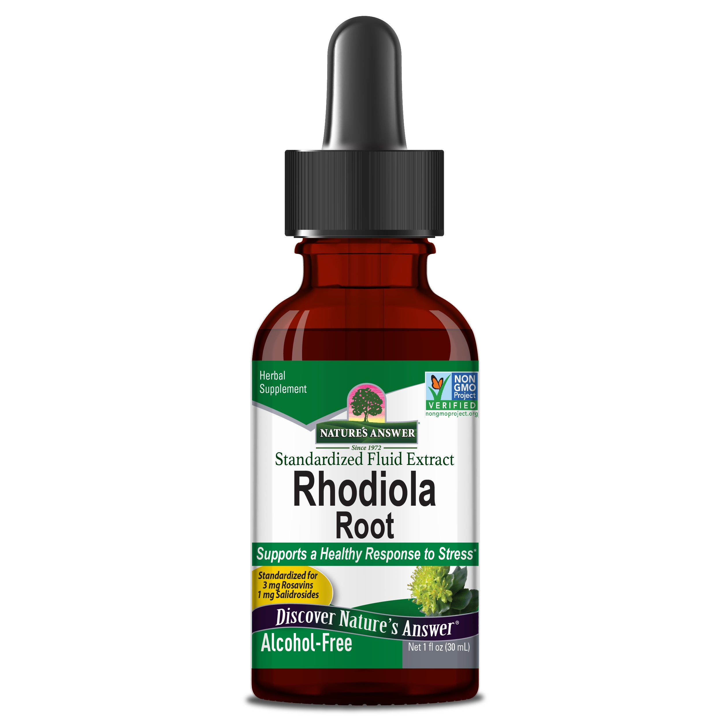 Raíz de Rhodiola 1 oz sin alcohol