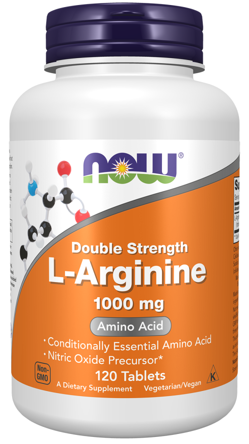 Comprimidos de L-arginina de doble potencia de 1000 mg