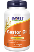 Cápsulas blandas de aceite de ricino de 650 mg