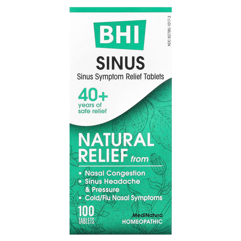 BHI, Sinusitis, 100 comprimidos