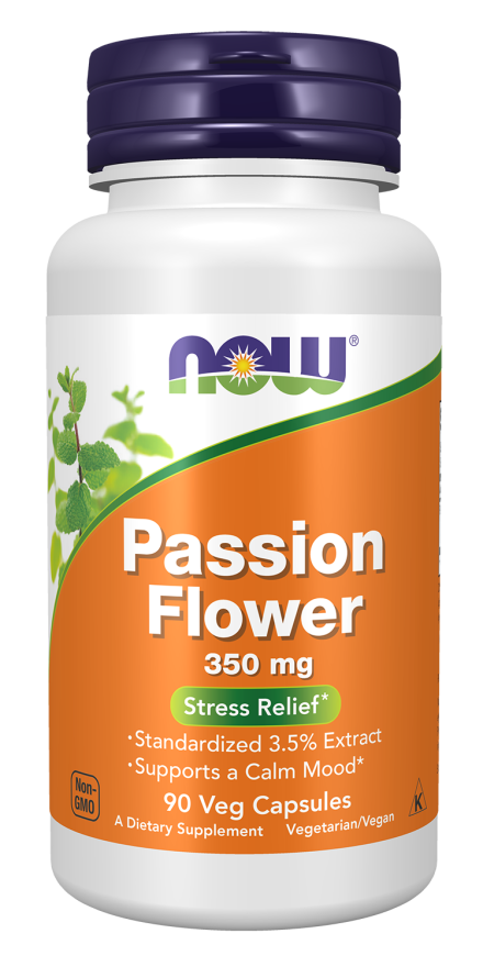 Cápsulas vegetales de pasiflora de 350 mg