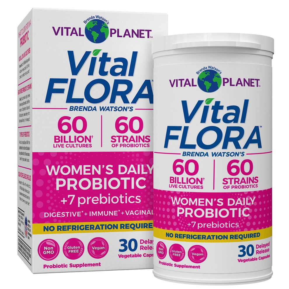 Probiótico diario para mujeres Vital Flora - Conservable