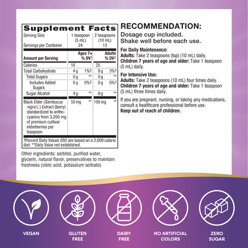 JARABE INMUNOLÓGICO TRADICIONAL DE SAÚCO ZAMBUCUS ZERO SUGAR