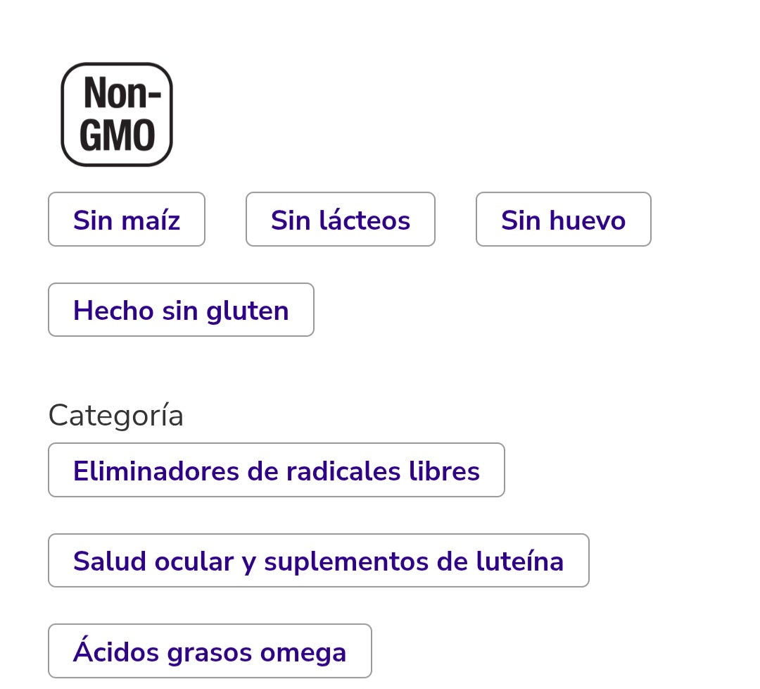 Cápsulas blandas para visión macular