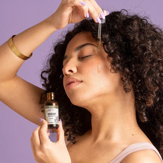 Aceite orgánico para el cuidado de la piel de rosa mosqueta 1 fl. onz.
