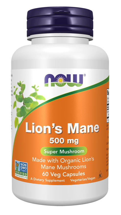 Cápsulas vegetales de melena de león de 500 mg