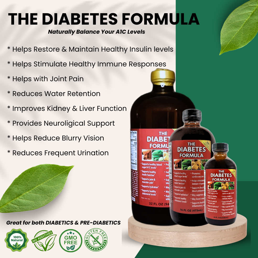 LA FÓRMULA PARA LA DIABETES 16 oz.