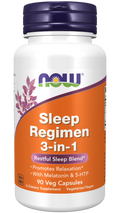 Cápsulas vegetales 3 en 1 para dormir