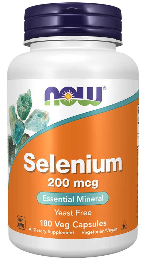 Cápsulas vegetales de selenio de 200 mcg (180 Cápsulas)