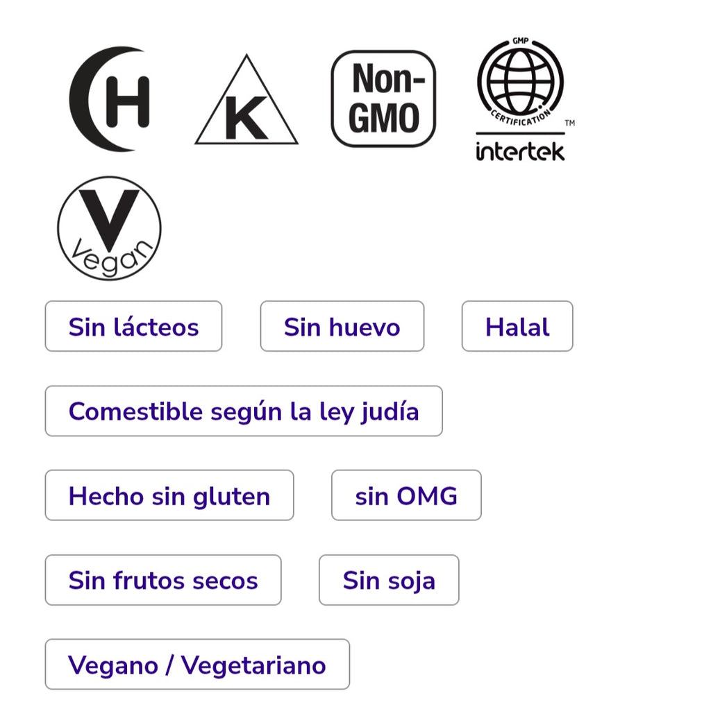 Cápsulas vegetales de GABA 750 mg