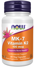 MK-7 Vitamina K2 100 mcg Cápsulas vegetales
