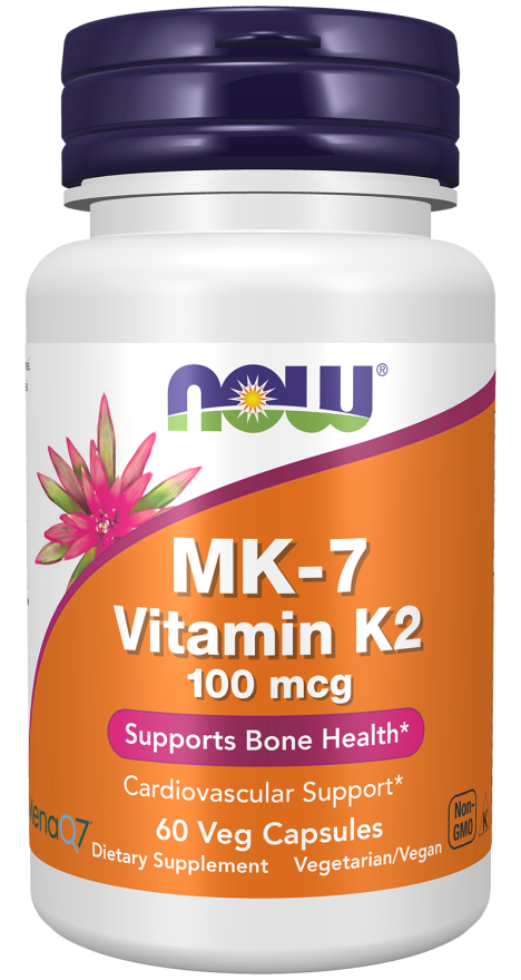 MK-7 Vitamina K2 100 mcg Cápsulas vegetales
