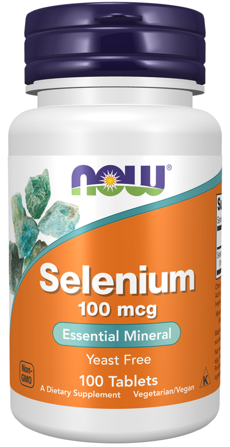 Tabletas de selenio de 100 mcg