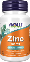 Comprimidos de zinc de 50 mg