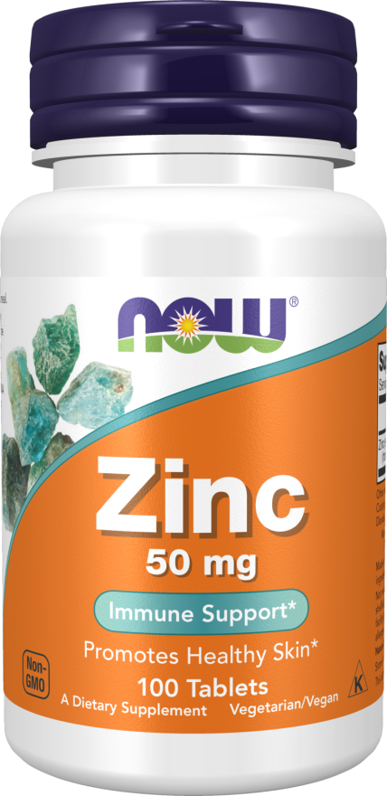 Comprimidos de zinc de 50 mg