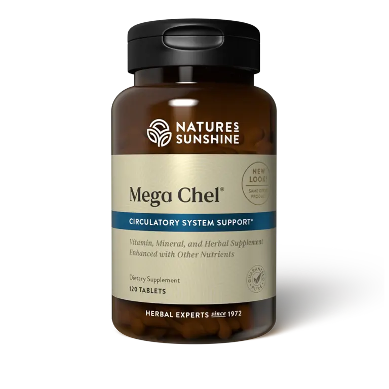 Mega-Chel, suplemento dietético para el sistema circulatorio