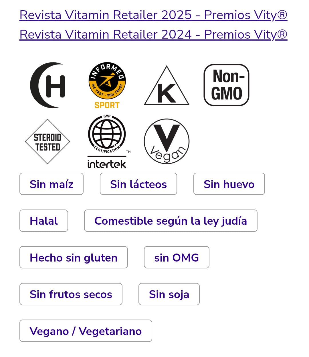 Polvo de monohidrato de creatina