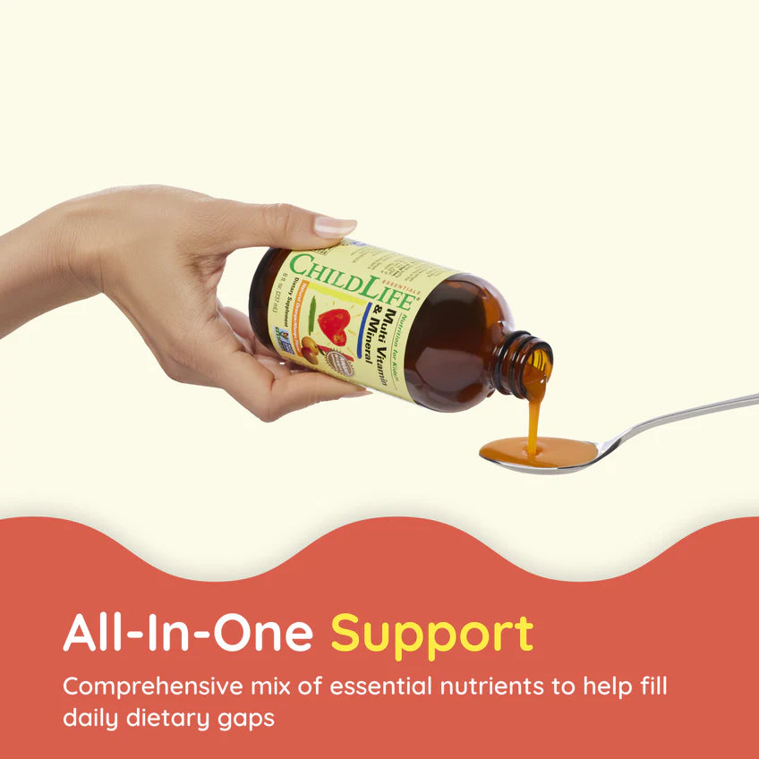 Multivitaminas y minerales para niños