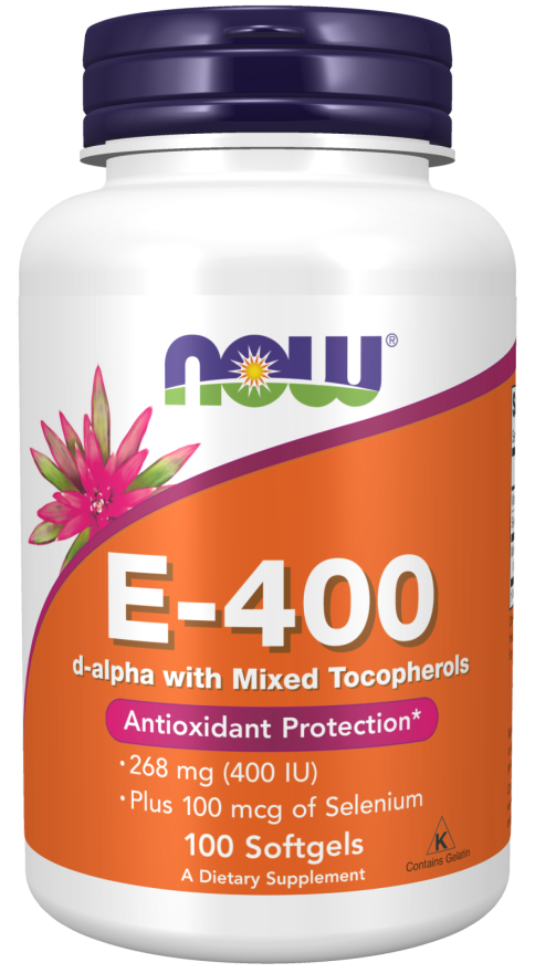 Cápsulas blandas de vitamina E-400