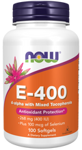 Cápsulas blandas de vitamina E-400