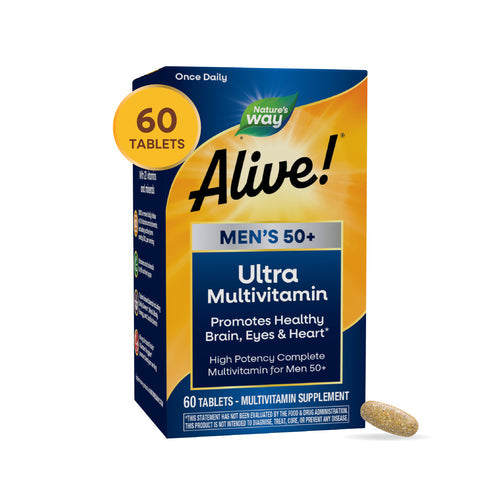 ALIVE ULTRA MULTIVITAMÍNICO PARA HOMBRES MAYORES DE 50 AÑOS