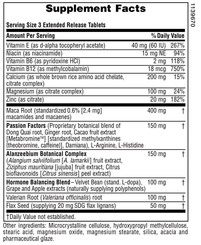 Tabletas de liberación prolongada Ultra E FEM ™ (HORMONAL BALANCE)            90 unidades