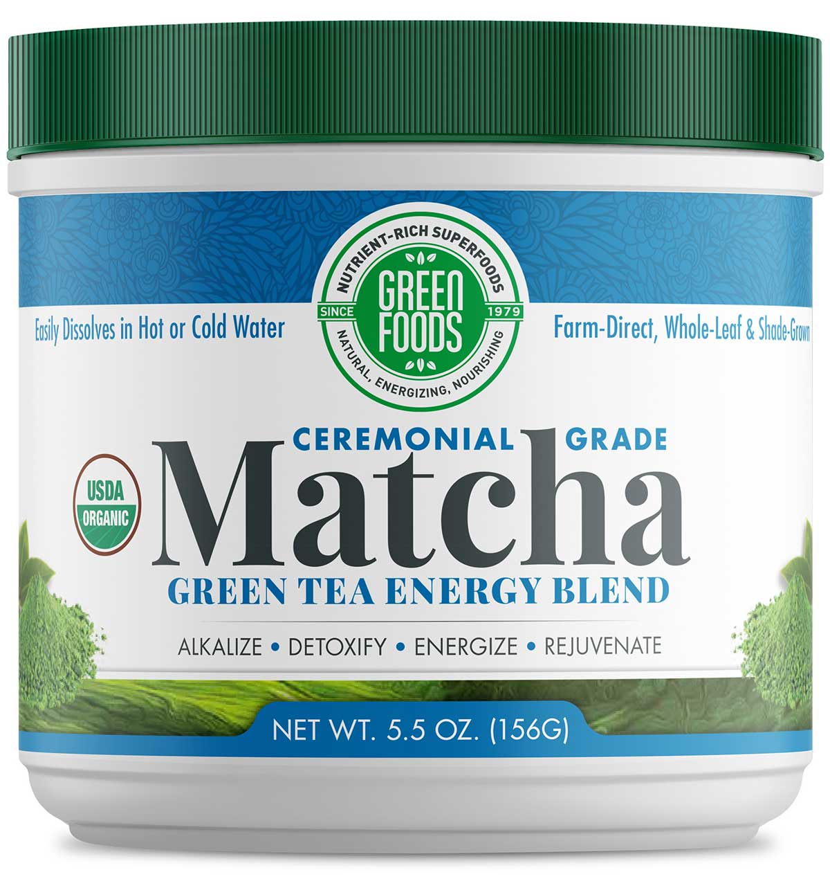 Té verde matcha ceremonial polvo
