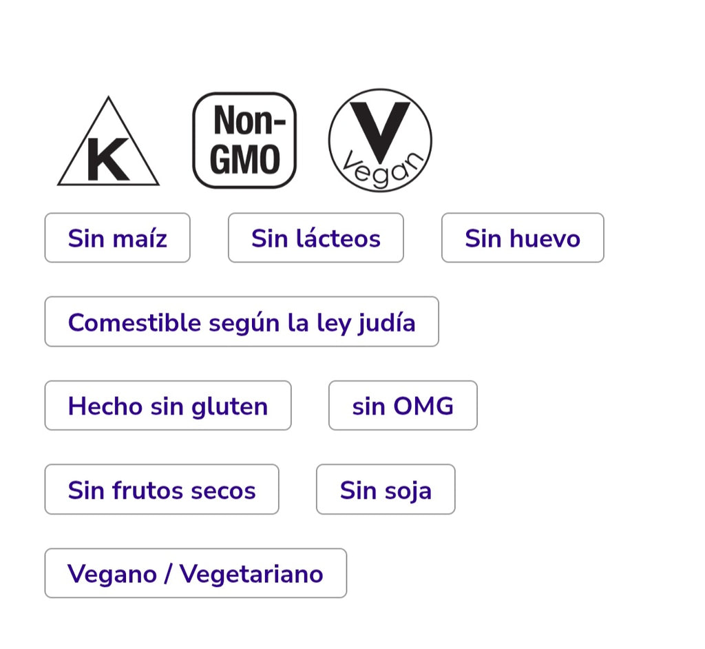 Cápsulas vegetales de espirulina de 500 mg