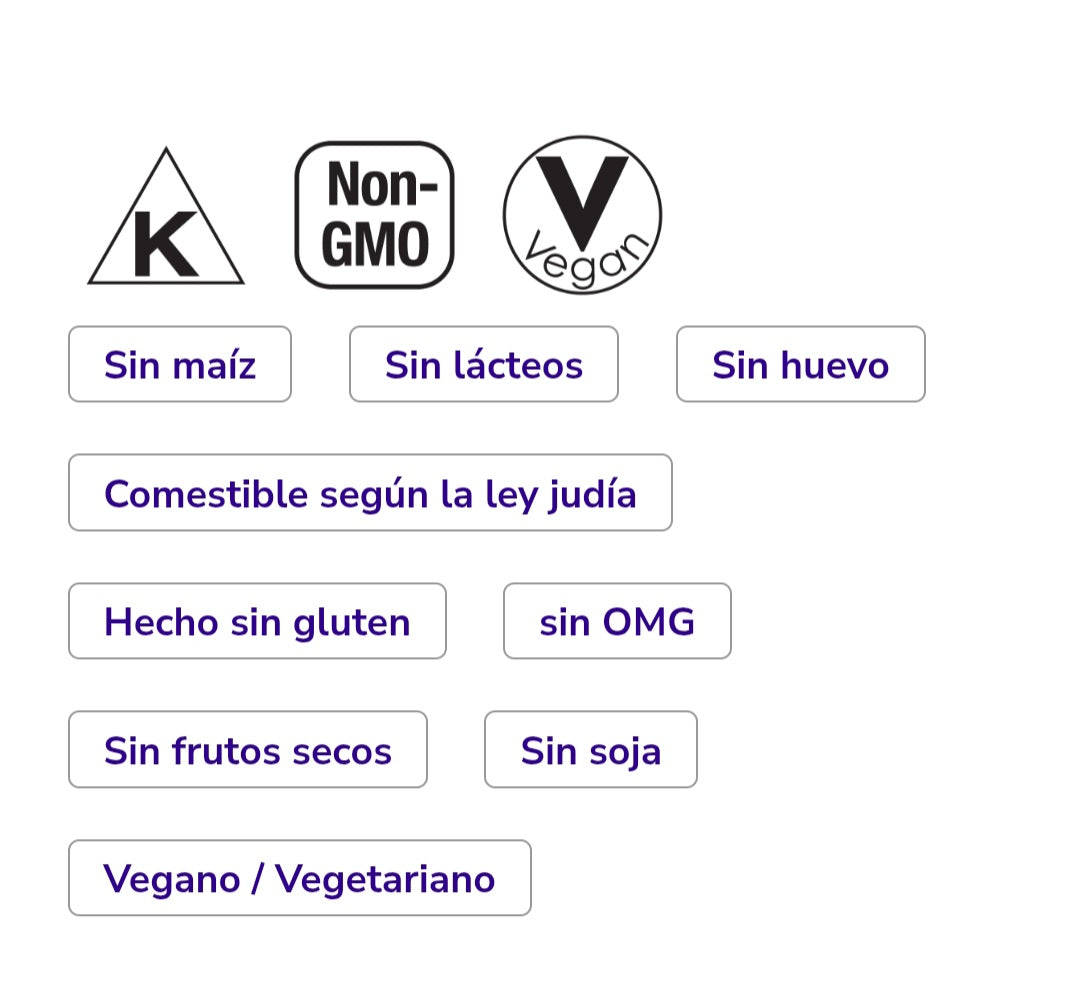 Cápsulas vegetales de espirulina de 500 mg