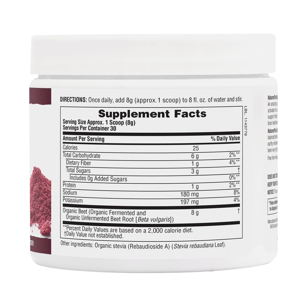 Polvo de remolacha orgánica
240g -