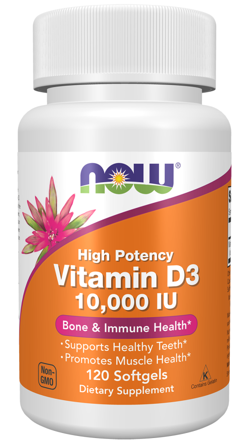 Cápsulas blandas de vitamina D3 de 10 000 UI