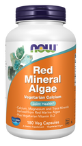 Cápsulas vegetales de algas minerales rojas
