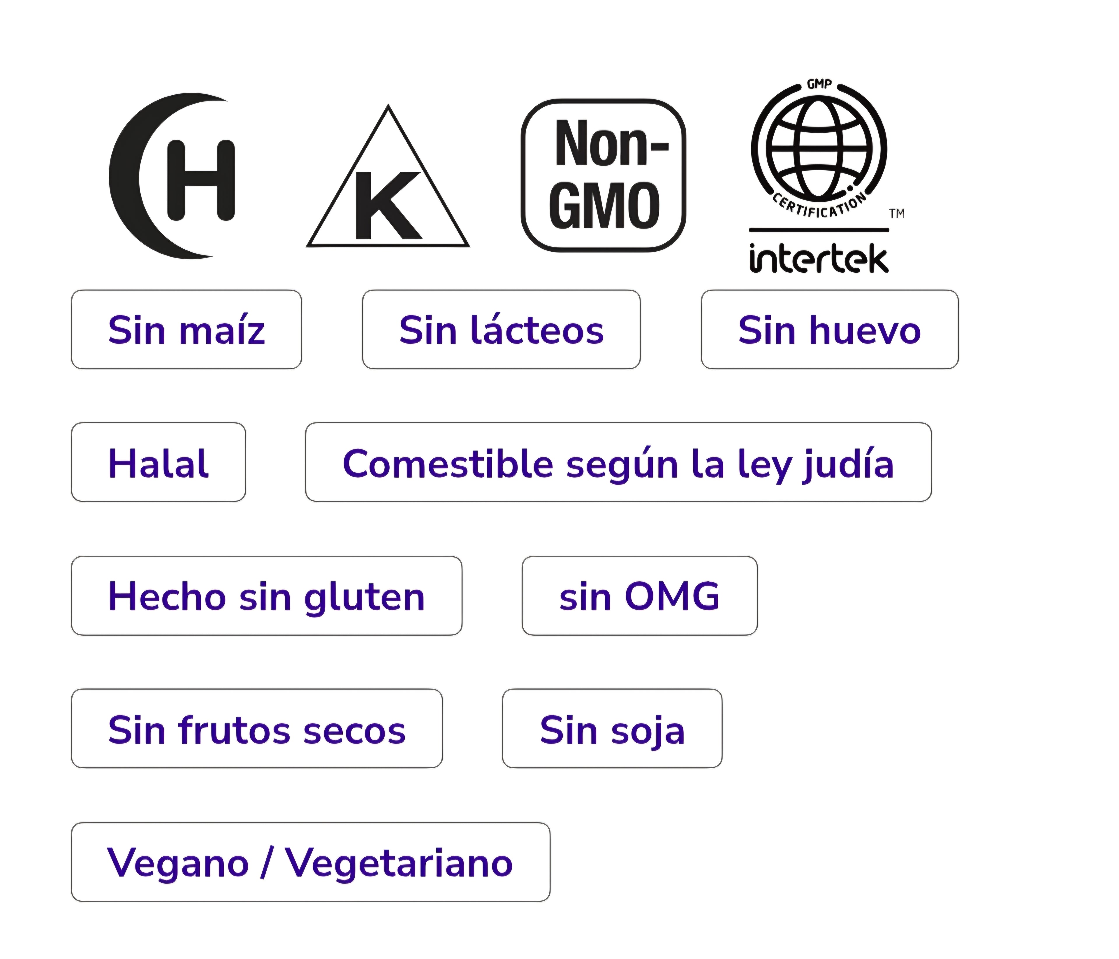 Cápsulas vegetales de ácido alfa lipoico de 250 mg
