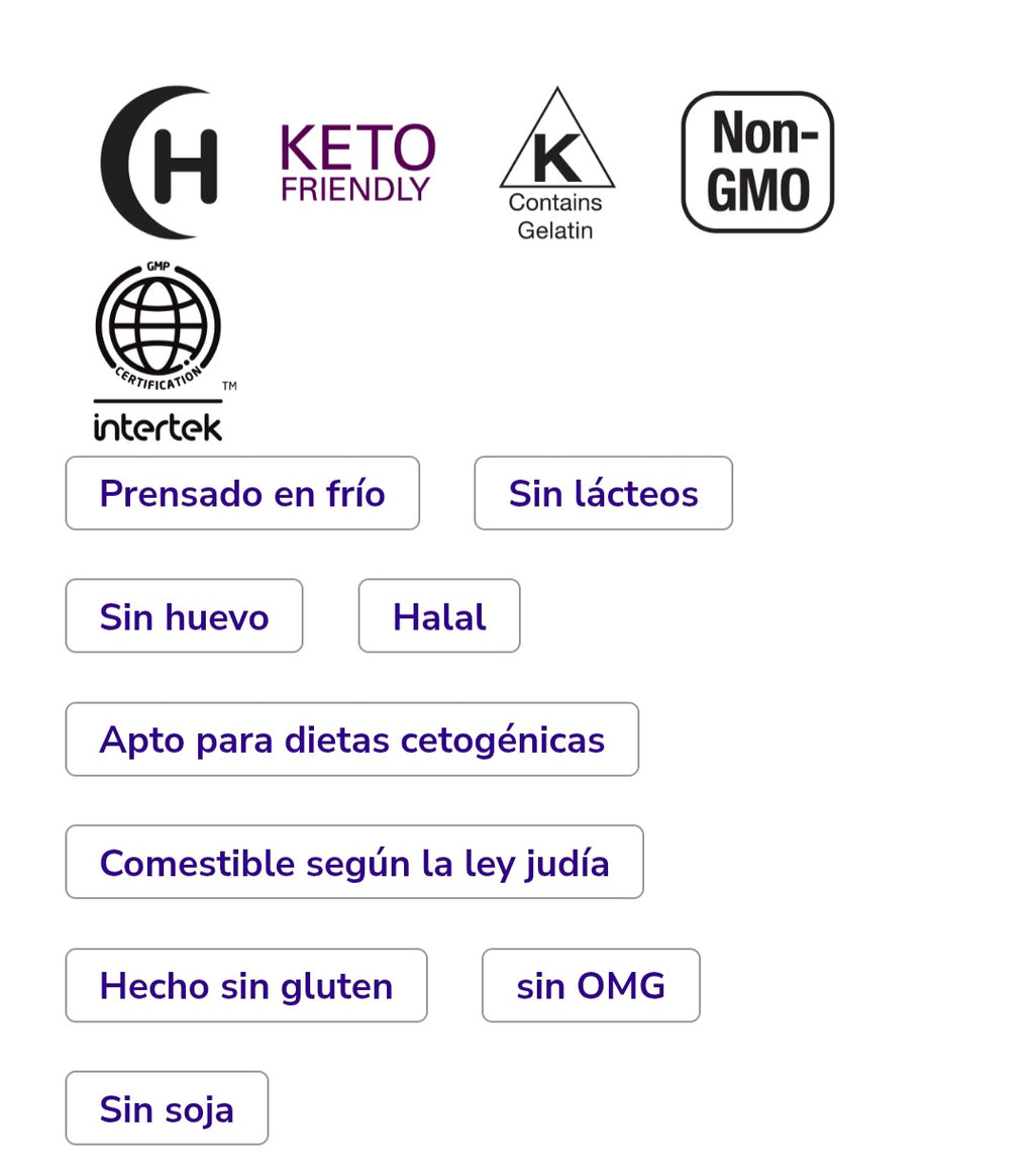 Cápsulas blandas de aceite de coco virgen de 1000 mg