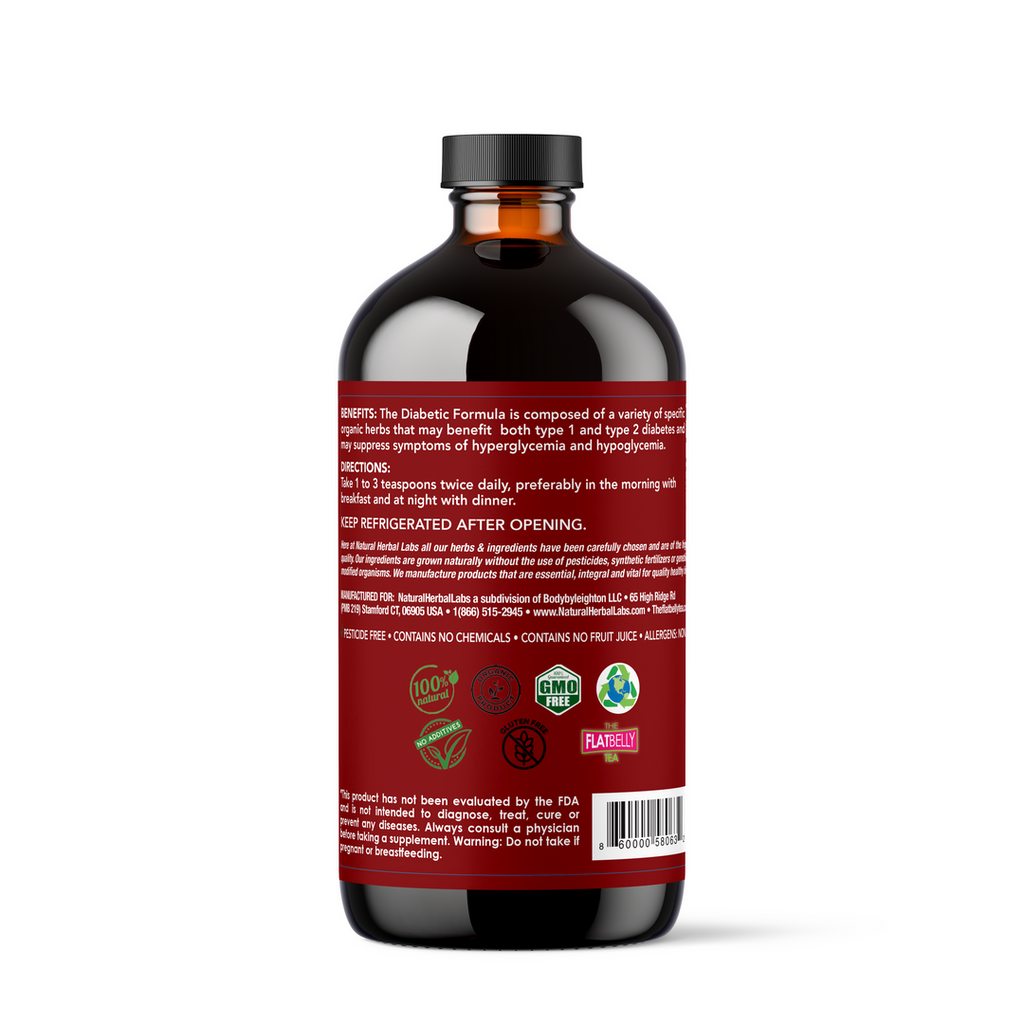 LA FÓRMULA PARA LA DIABETES 16 oz.