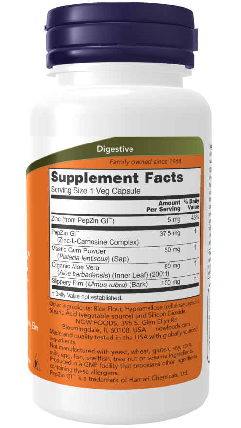 Cápsulas vegetales Gastro Comfort™ con PepZin GI™