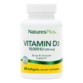Cápsulas blandas de vitamina D3 de 10 000 UI
60 unidades