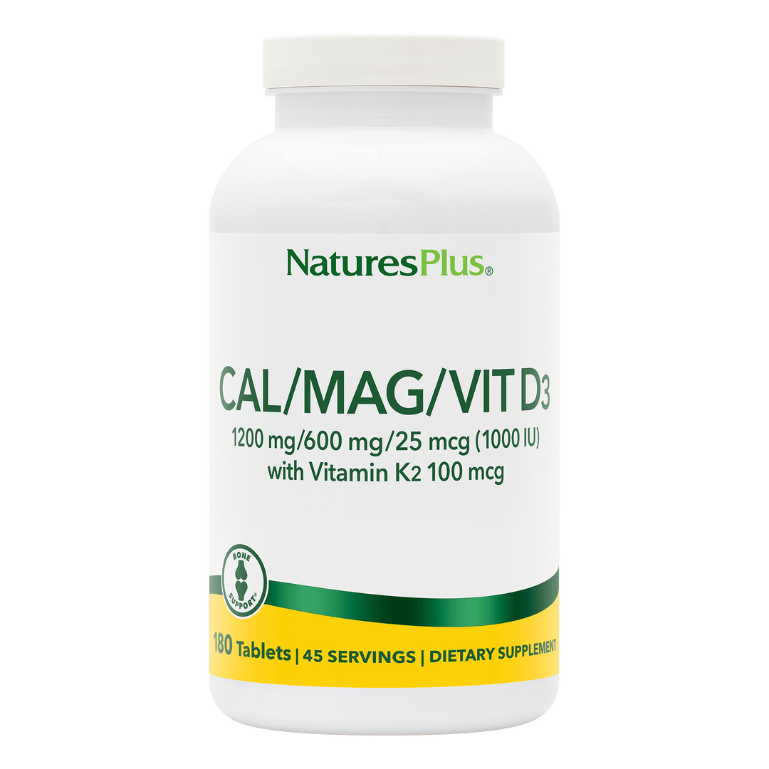 Comprimidos de calcio, magnesio y vitamina D3 con vitamina K2 (180 unidades)