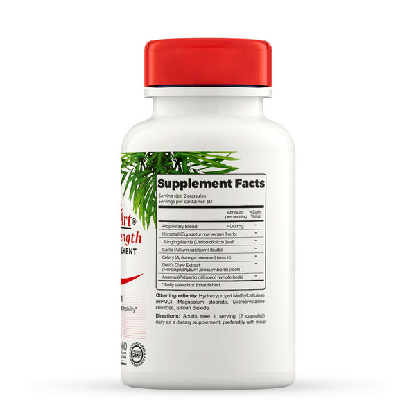 Reuma-Art X-Strength - Alivio y soporte para la salud articular, molestias y movilidad articular (kosher) - 60 cápsulas vegetales