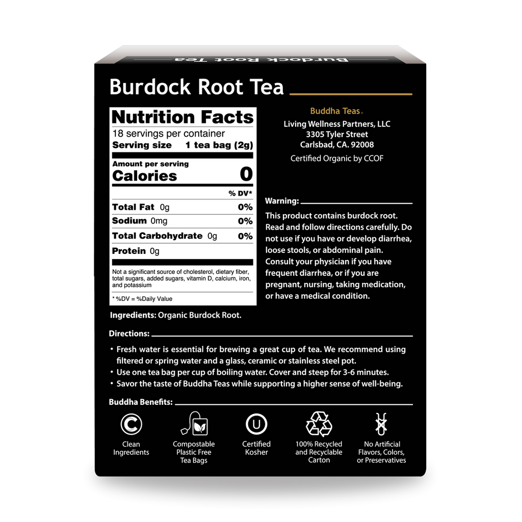 Té de raíz de bardana