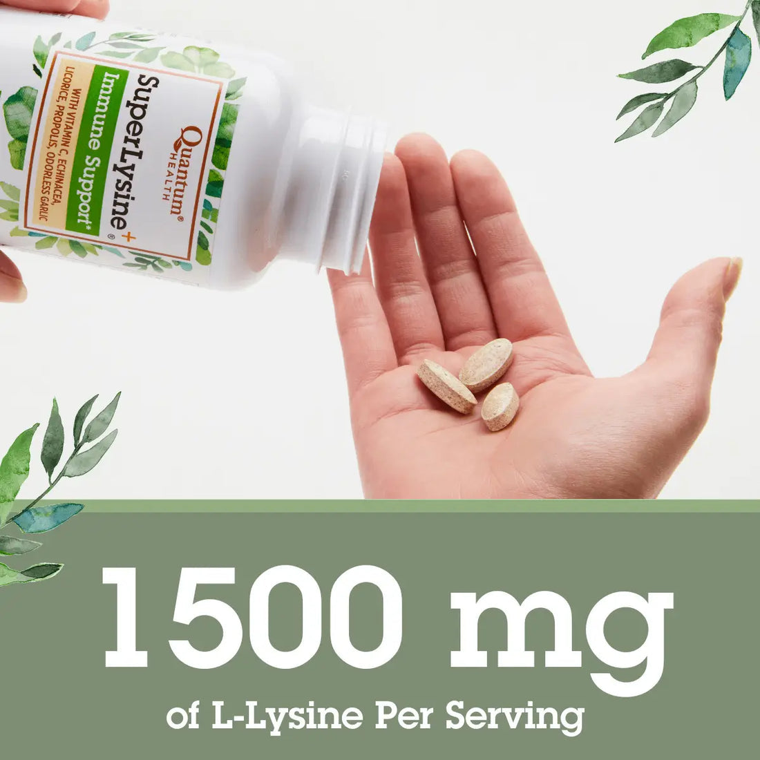 SuperLysine+® Advanced Lysine Supplement 180 Tablets