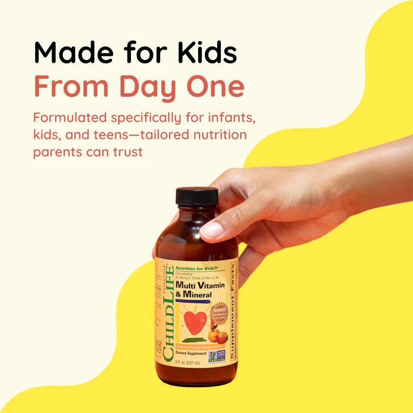 Multivitaminas y minerales para niños