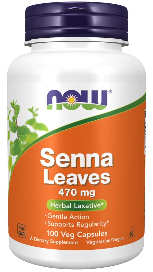 Cápsulas vegetales de hojas de sen de 470 mg