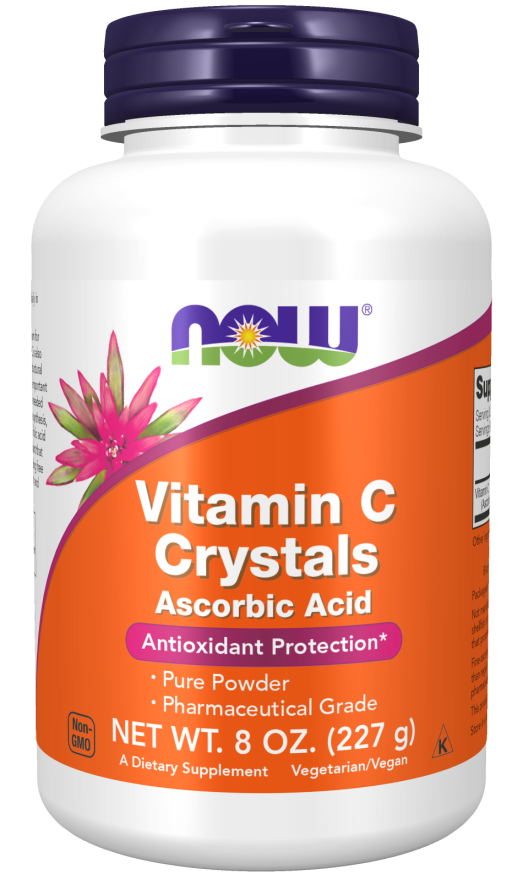 Polvo de cristales de vitamina C