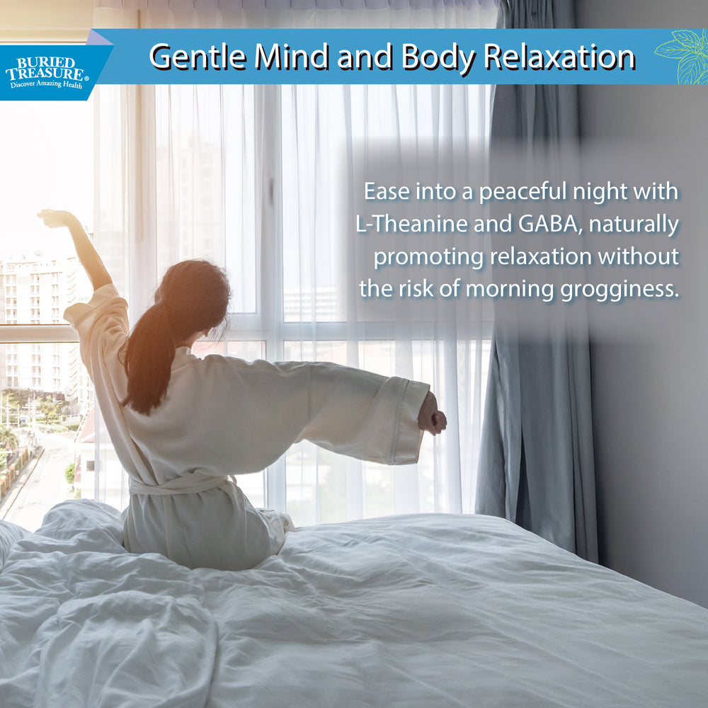 Nutrientes líquidos Buried Treasure® ACF PM: suplemento líquido sin melatonina para el sueño nocturno