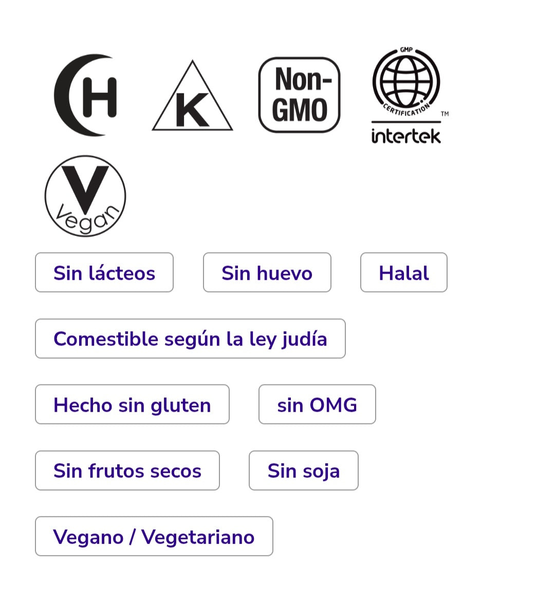 Comprimidos de algas marinas de 150 mcg