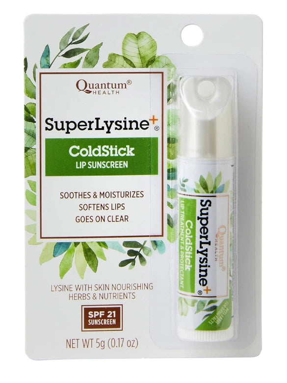 SuperLysine+® Cold Stick, protector solar labial FPS 21 - 5 gramos